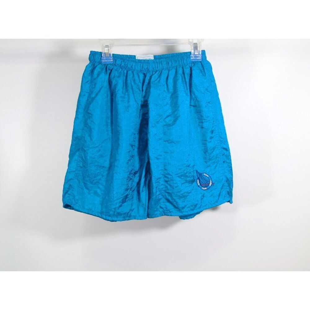 IZOD Shorts Boys Swim Trunks Teal Blue Youth Size Medium